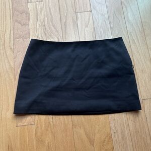 Reformation Black Mini Skirt